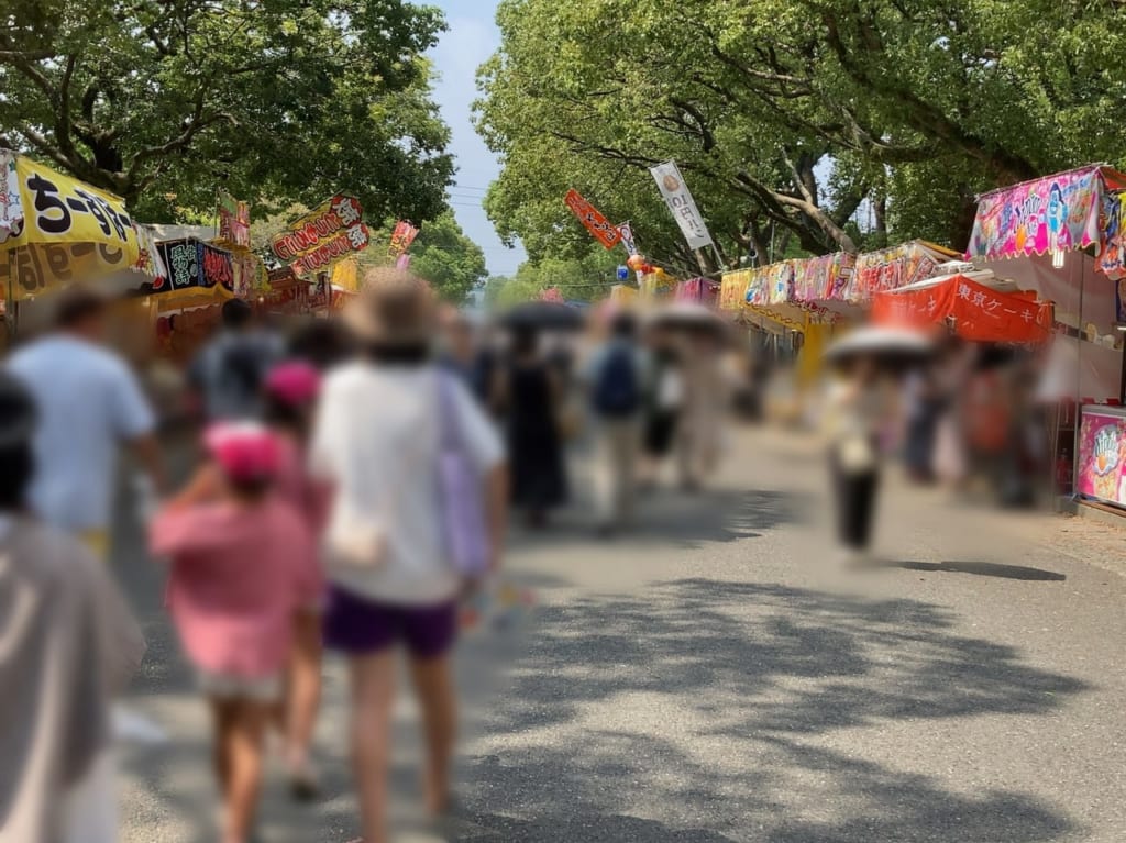 2023年9月12日(火)～9月18日(月・祝)に、筥崎宮で開催中の「放生会」、初日開催前後の様子をレポートします。